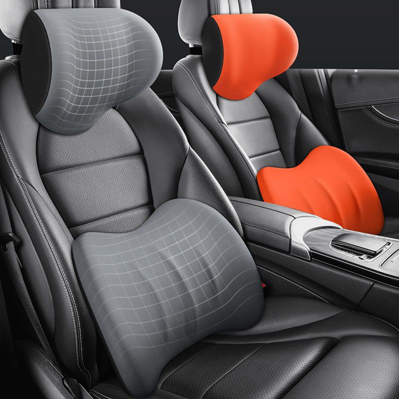 🔥Offre à moitié prix 🚗 Appui-tête et coussin lombaire ergonomiques pour siège de voiture