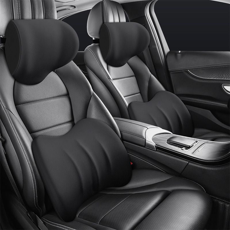 🔥Offre à moitié prix 🚗 Appui-tête et coussin lombaire ergonomiques pour siège de voiture